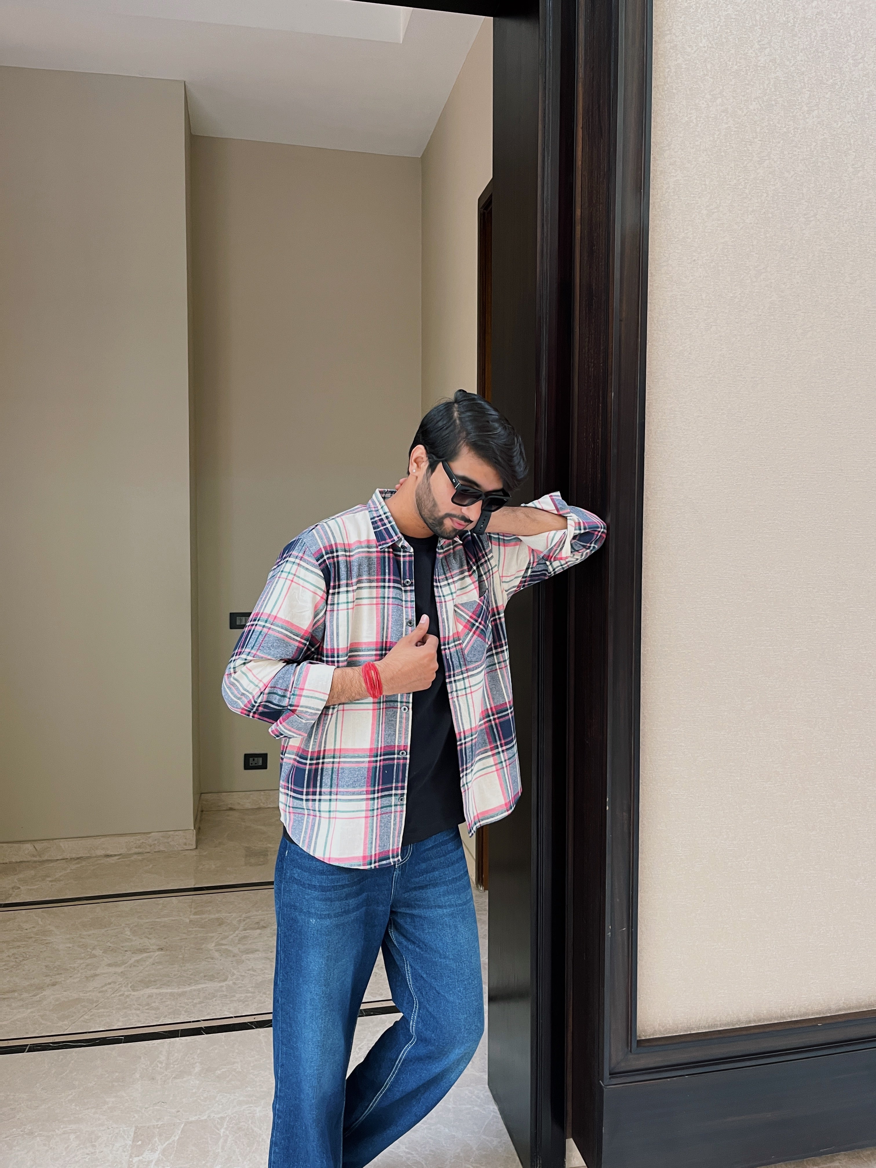 Multicolor Flannel Overshirt