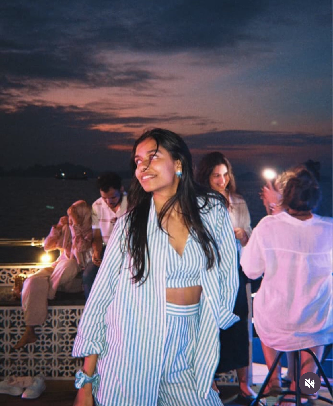 Aqua Breeze Shirt with Bralette