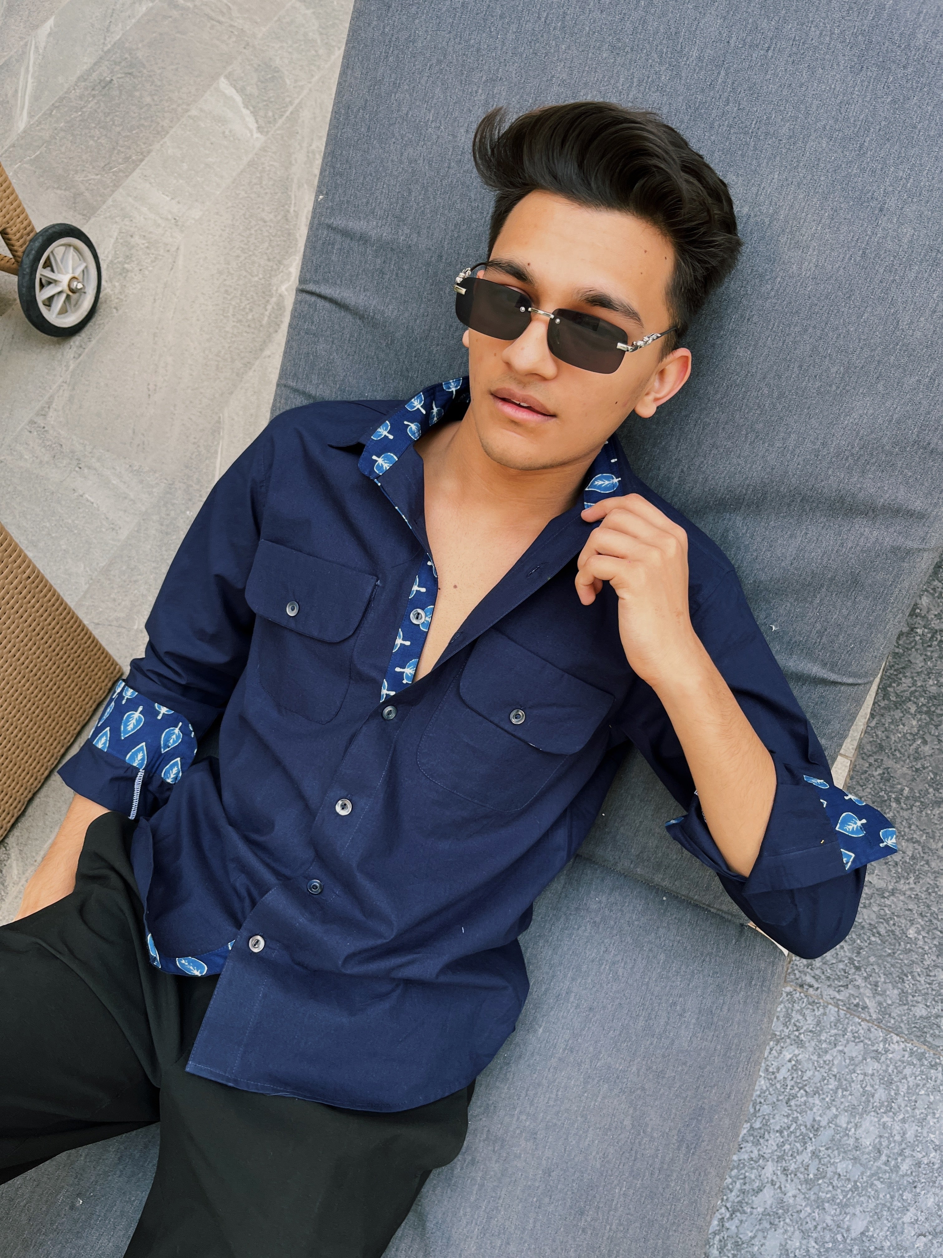 Navy Blue Royal Shirt