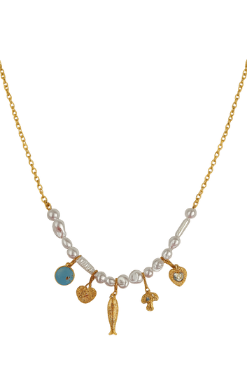 Pearl Charm Necklace