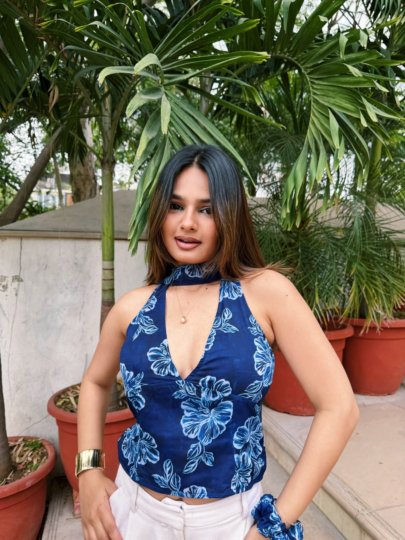 Ocean Bloom Top