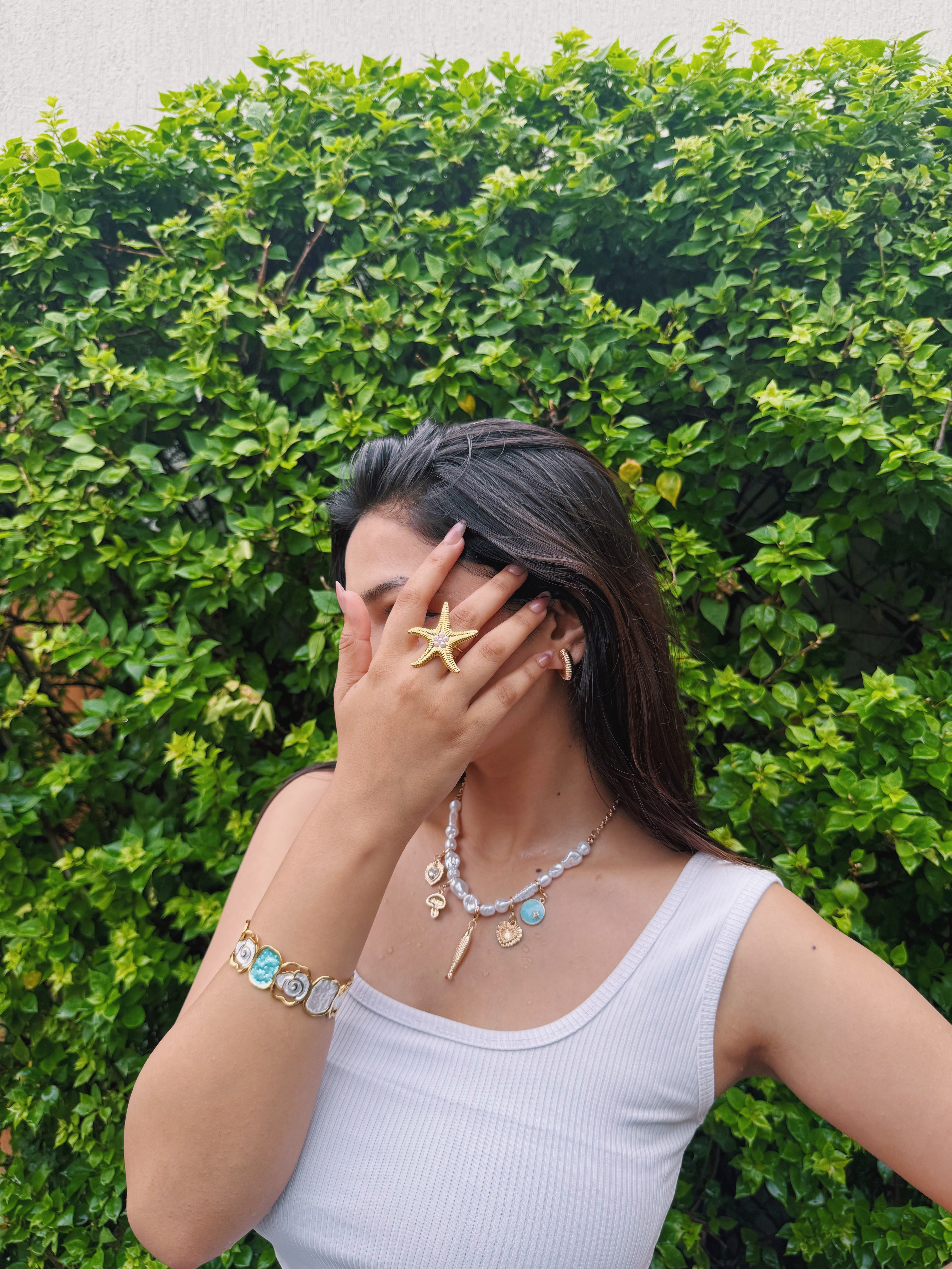 Pearl Charm Necklace