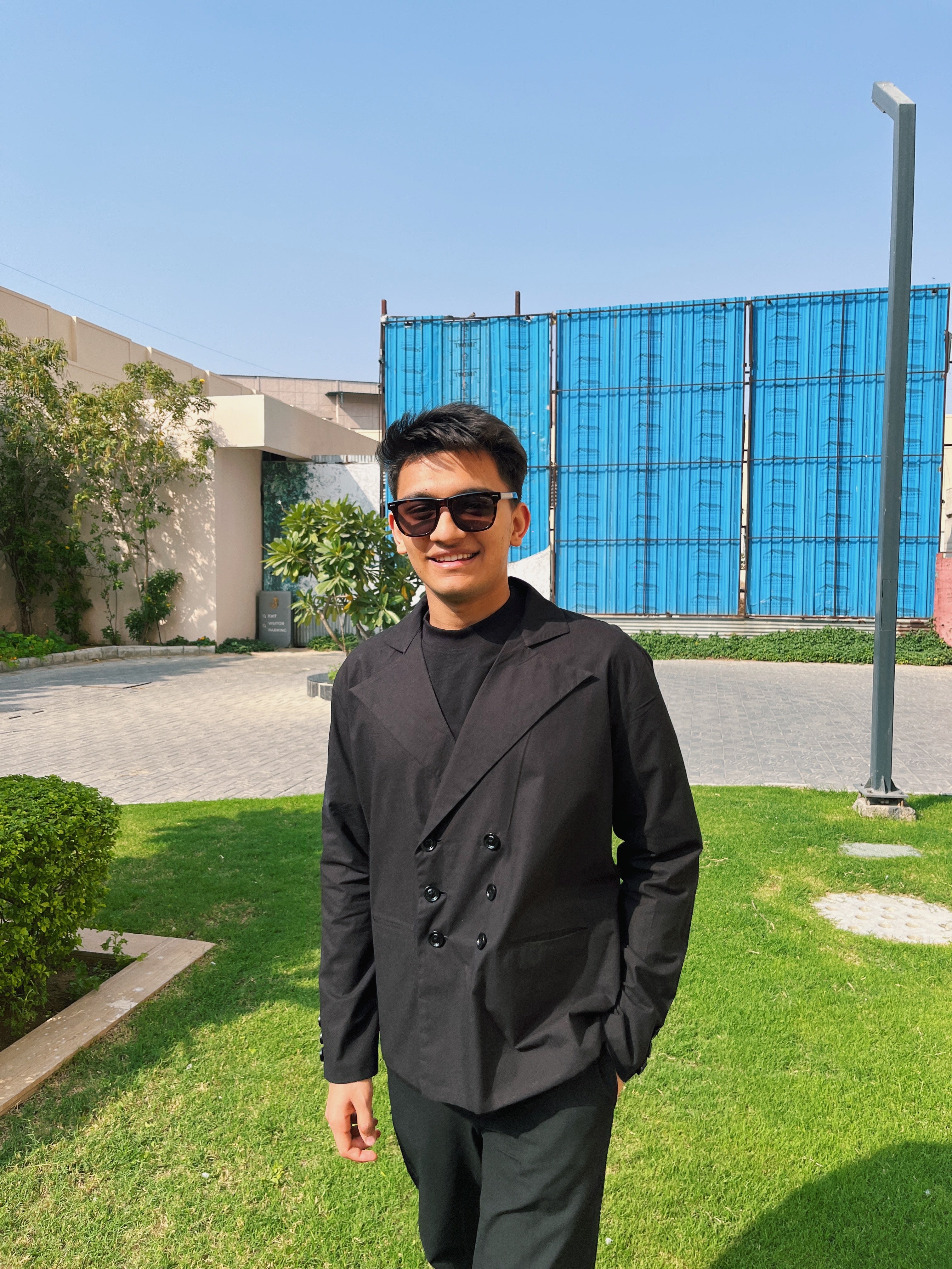 Black Double Breasted Shirt