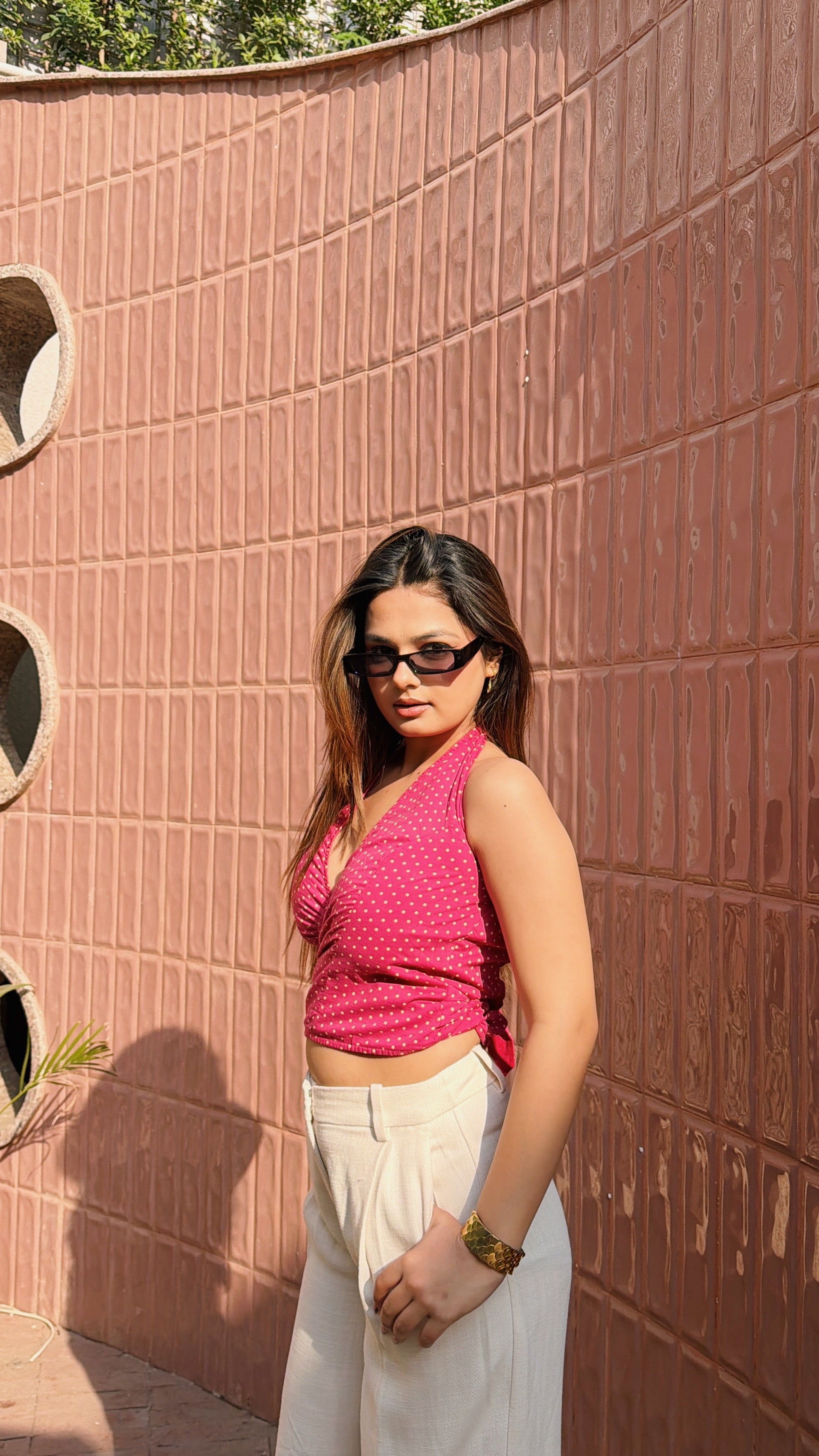 Berry Polka Top