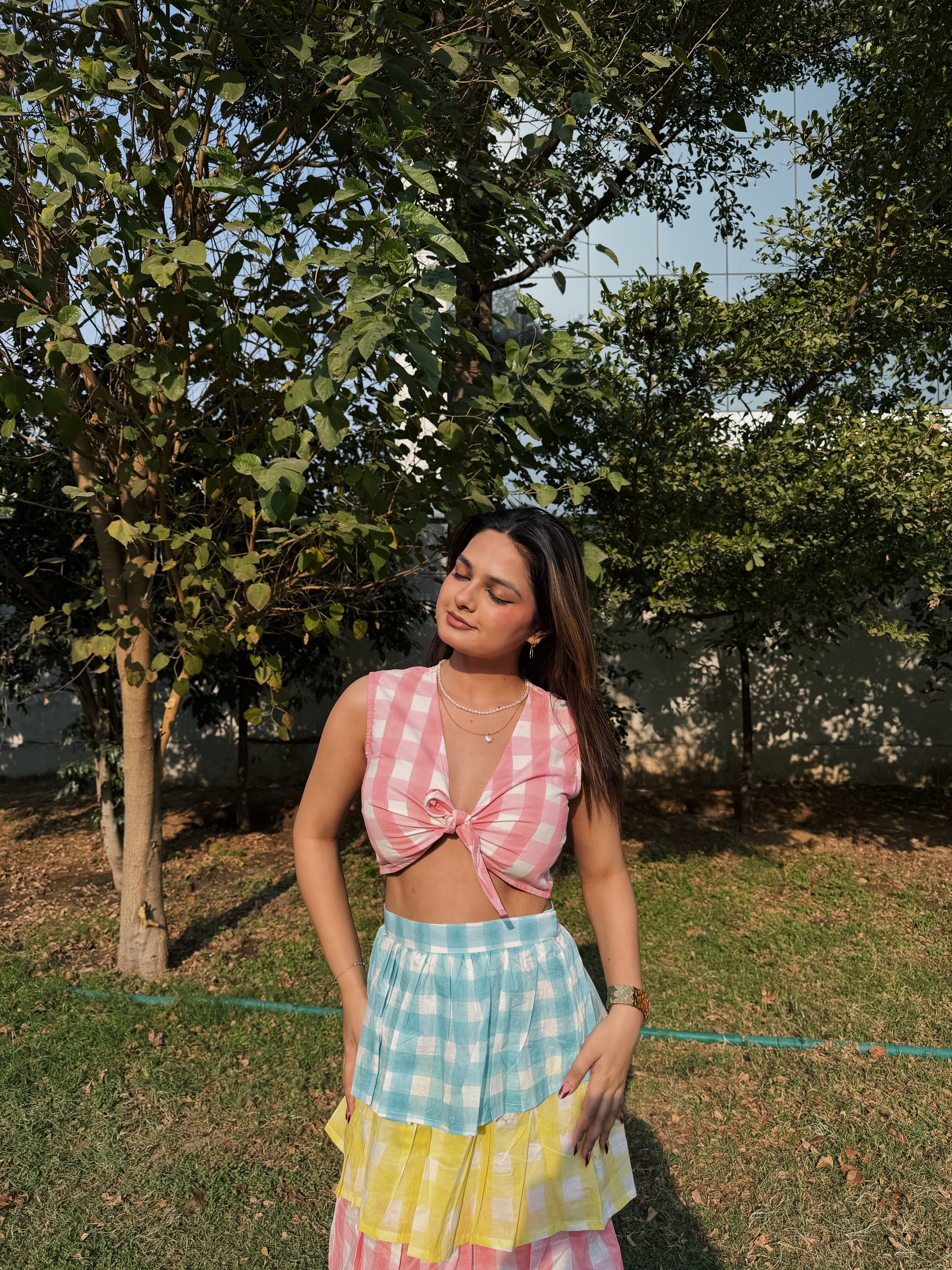 Candy Gingham Co-ord Set