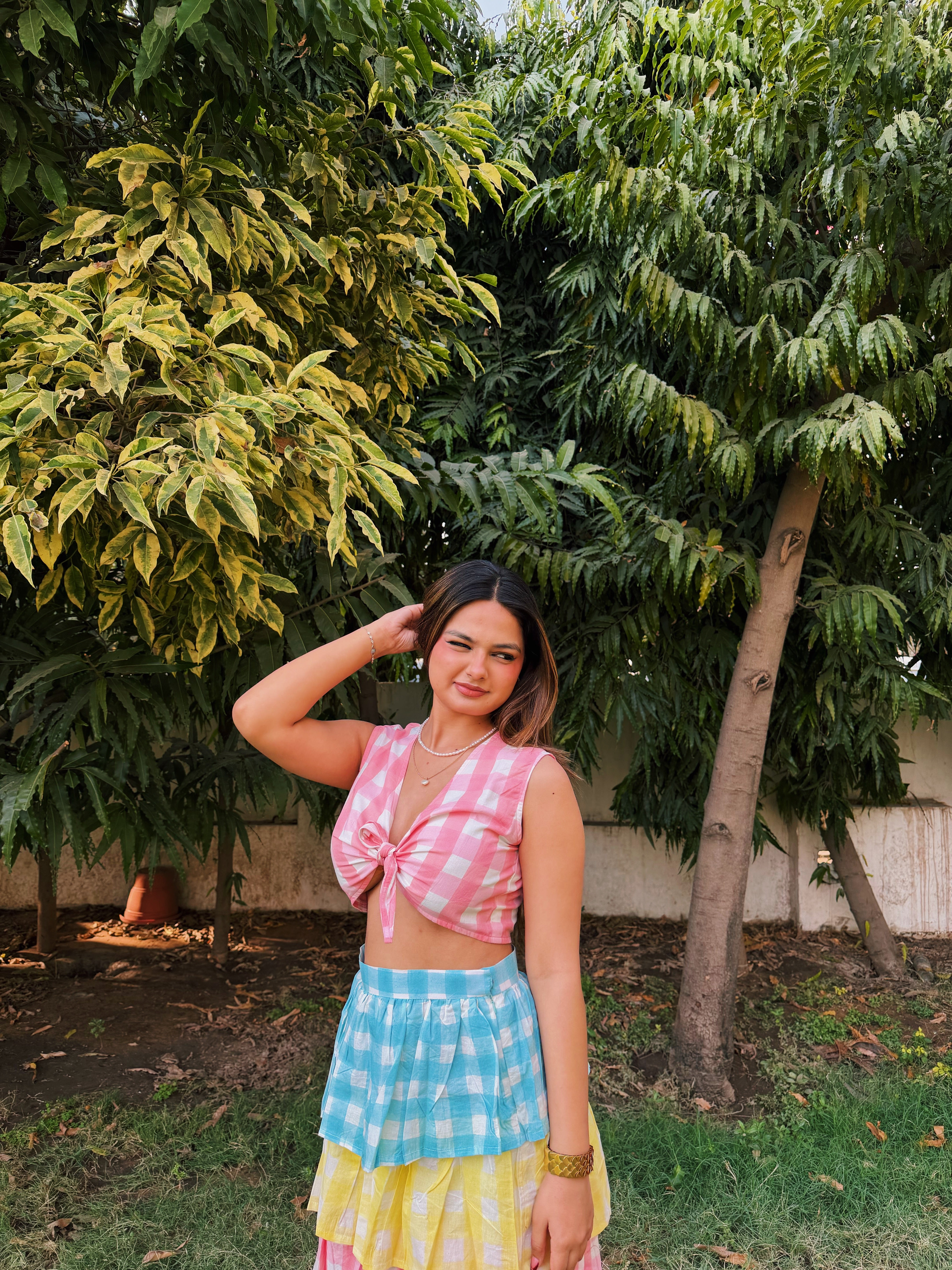 Candy Gingham Co-ord Set