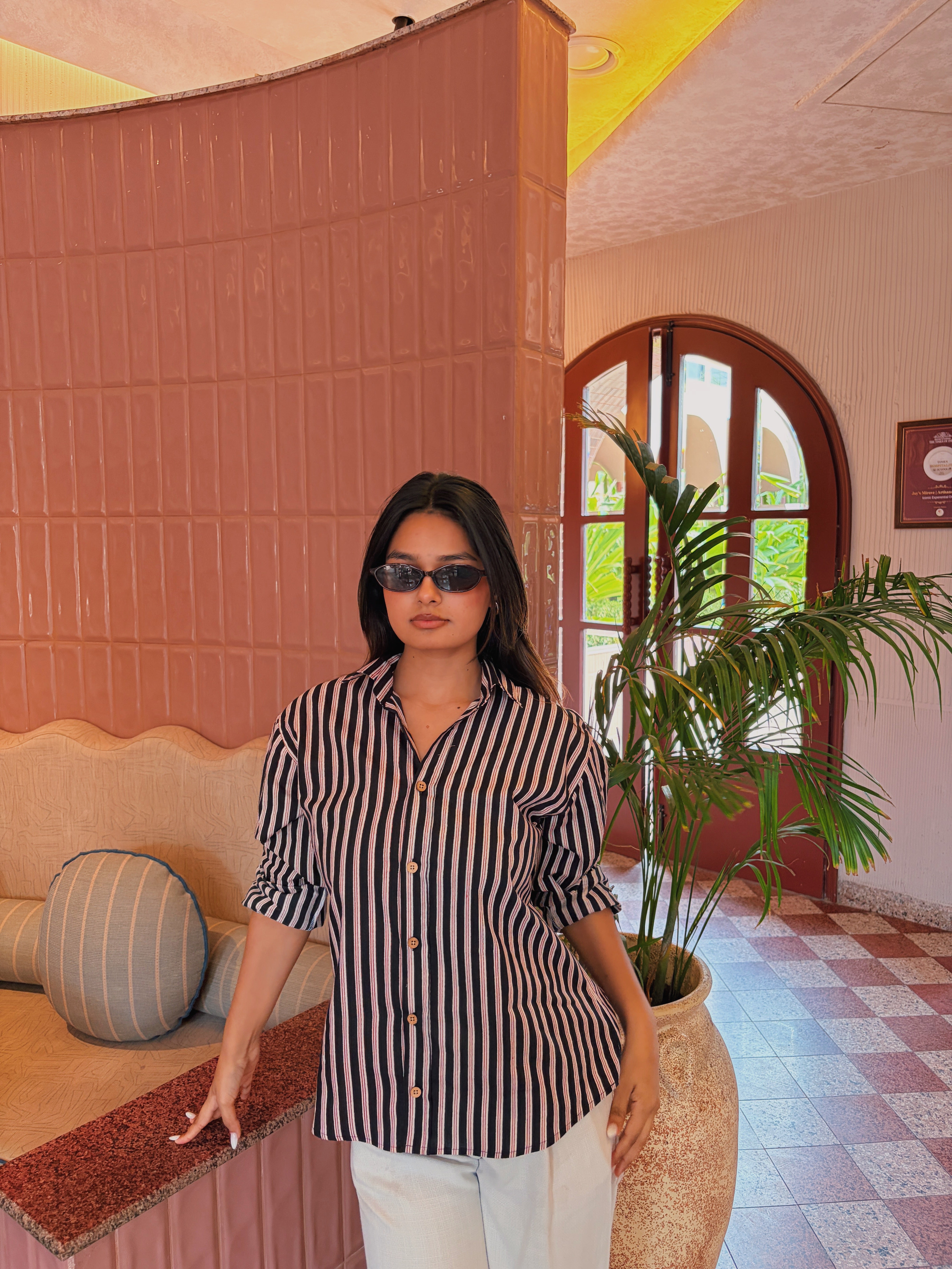 Noir Stripe Shirt