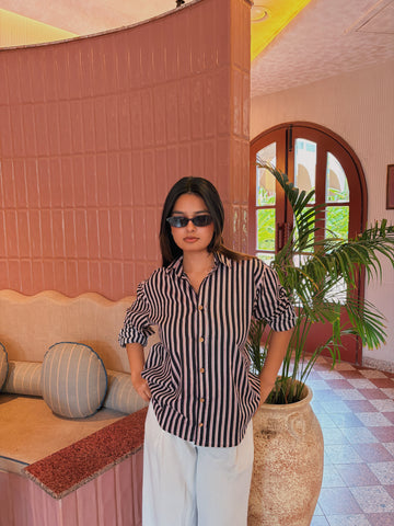 Noir Stripe Shirt