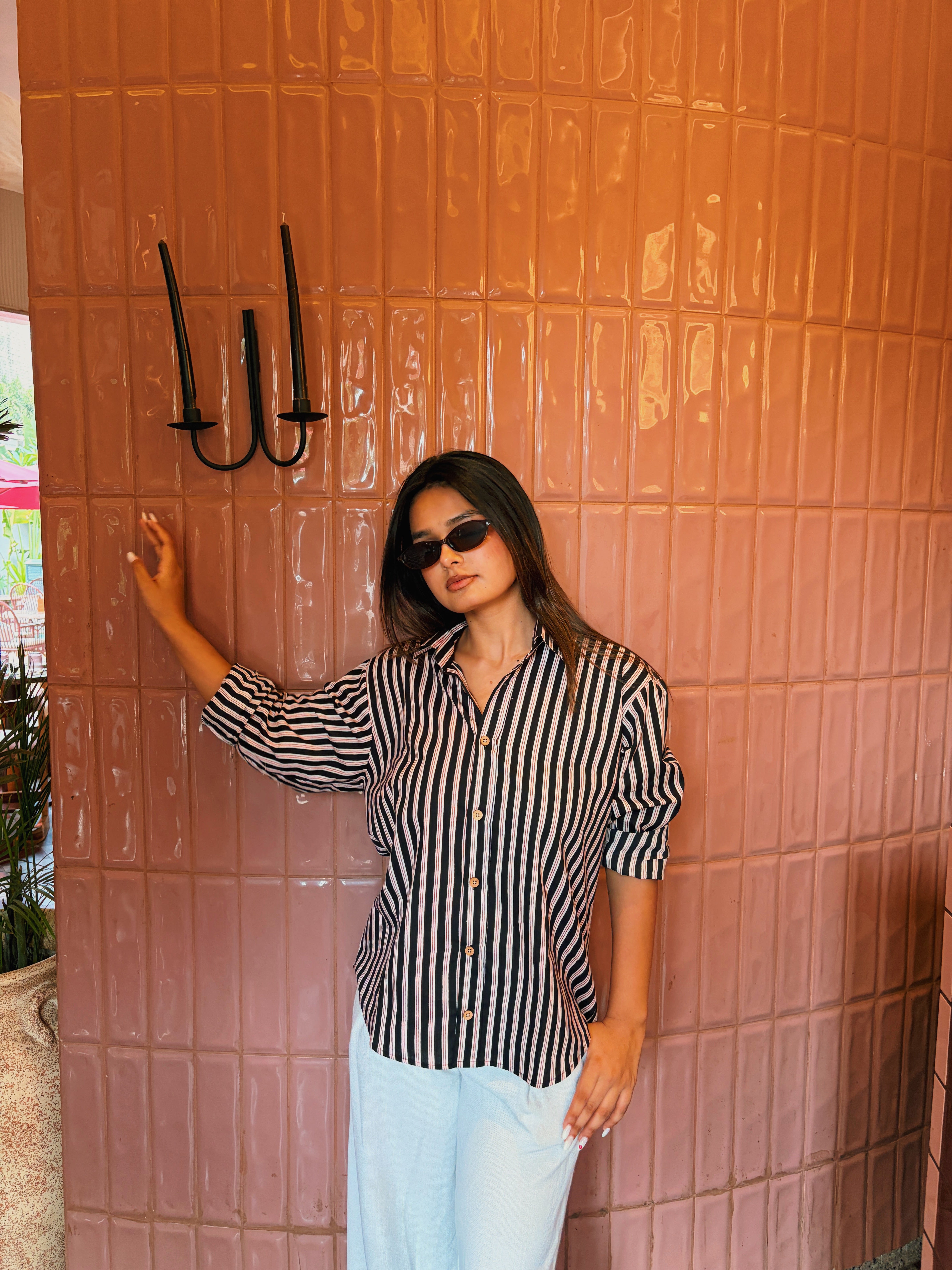 Noir Stripe Shirt