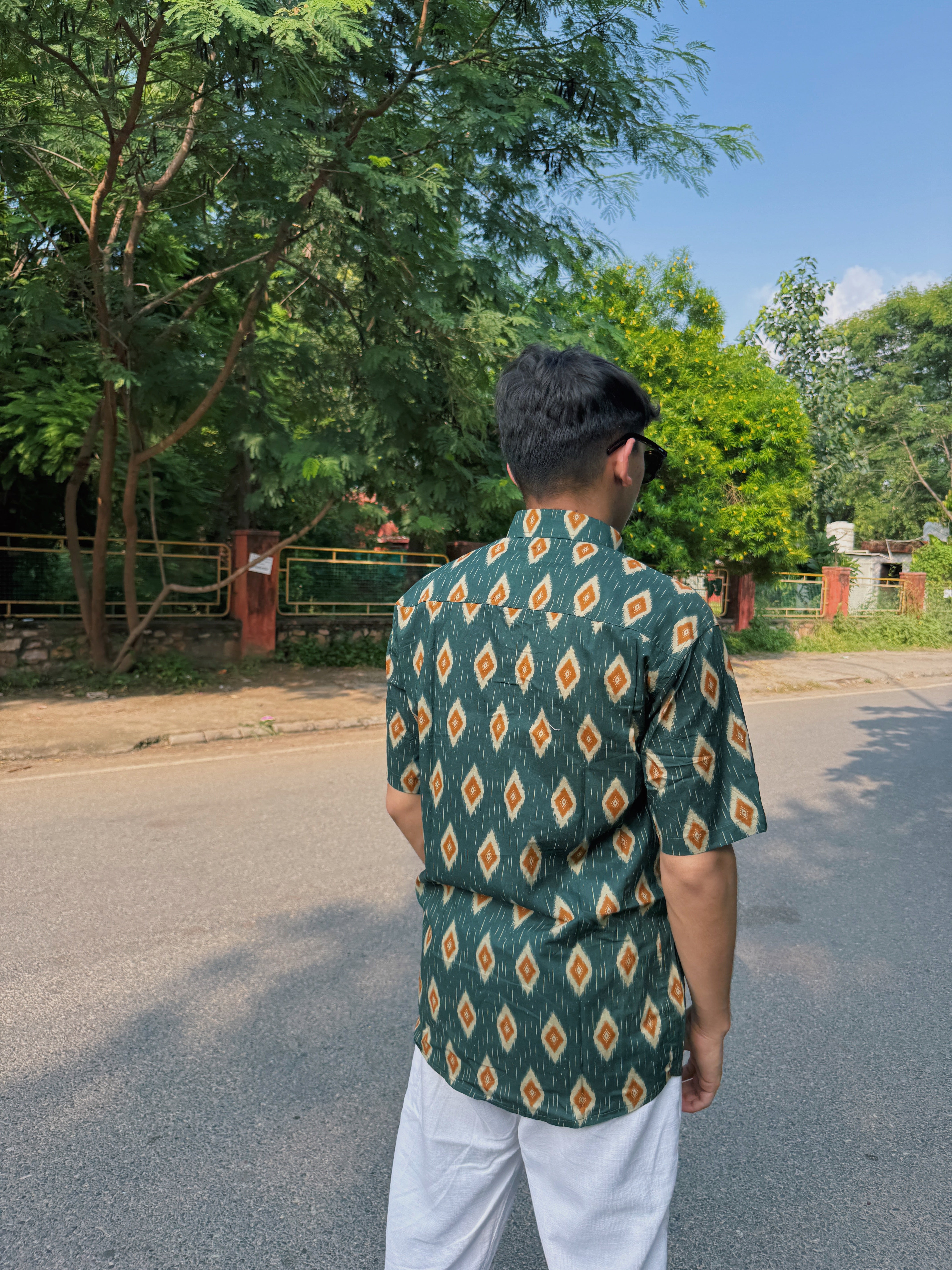 Emerald Ikat Shirt