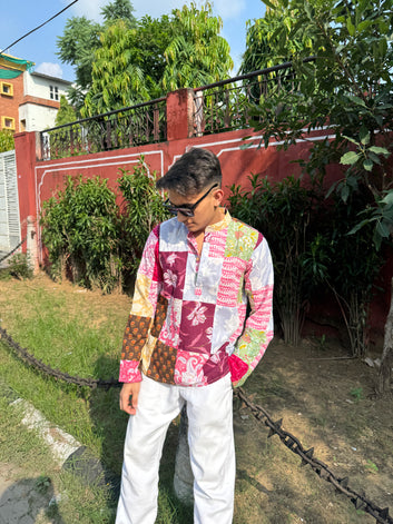 Mehfil Gulabi Kurta