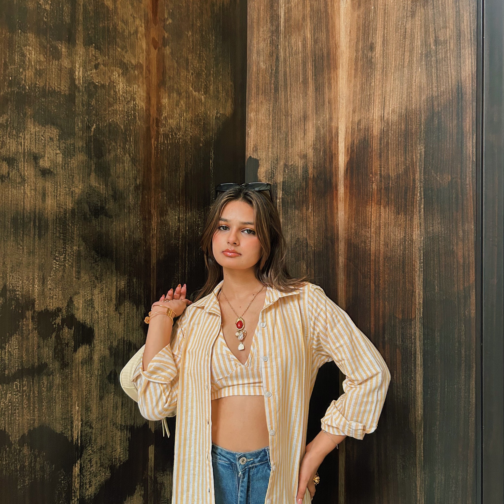 Sunshine Shirt with Bralette