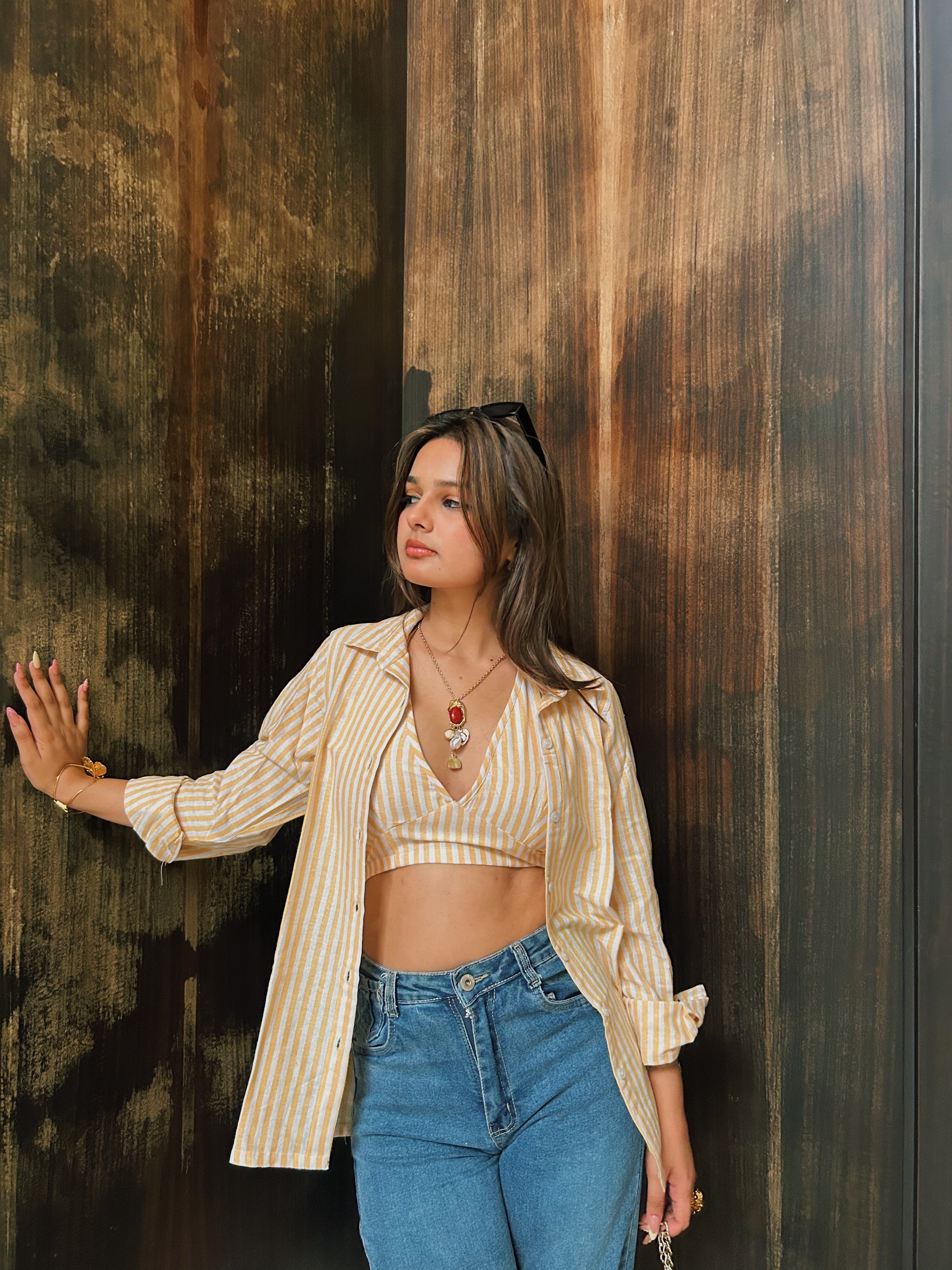 Sunshine Shirt with Bralette