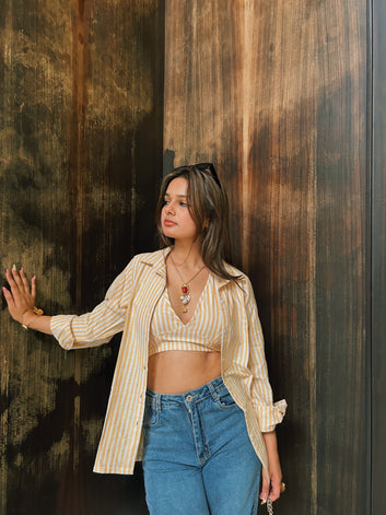 Sunshine Shirt with Bralette